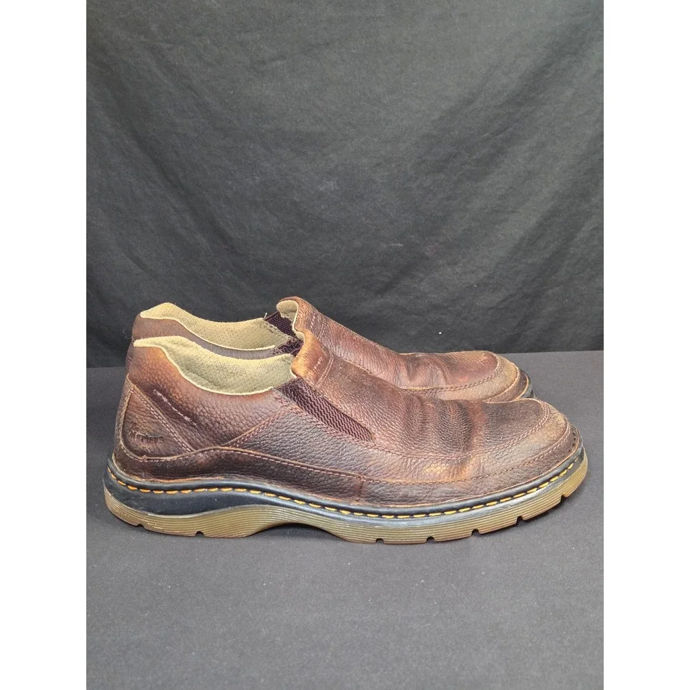 Dr. Martens‎ 11198 Mens Brown Leather Slip On Loafers Shoes Size 11 US AW004